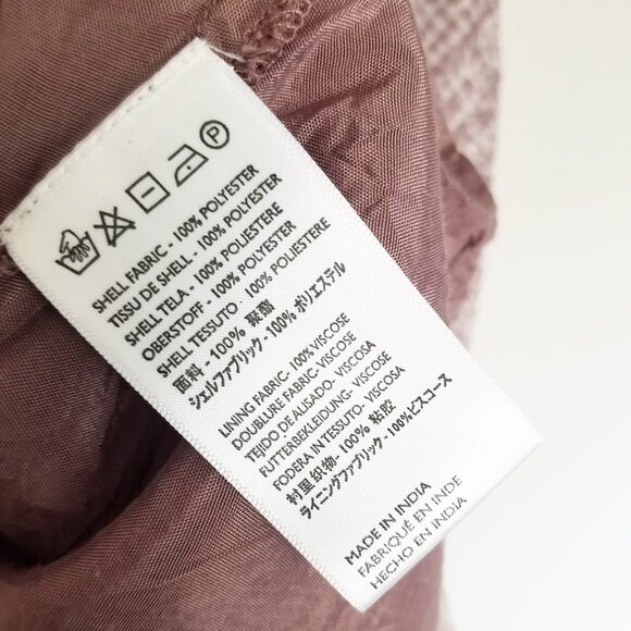 Cleobella Ruffle Trim Smocked Waist Midi Dress L Sleeveless Python Snake Slits - Picture 11 of 14